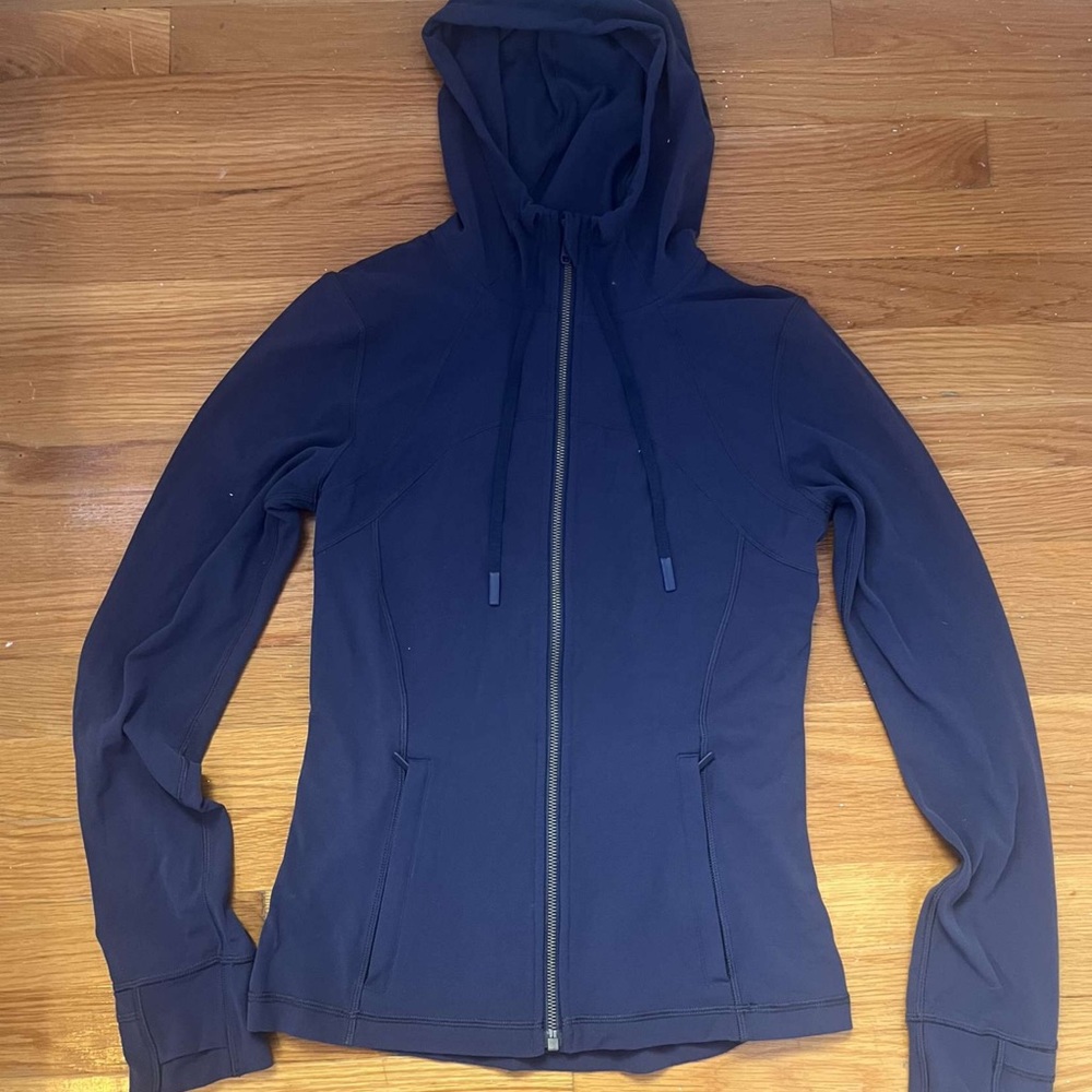 Blue Lululemon zip up, never worn before